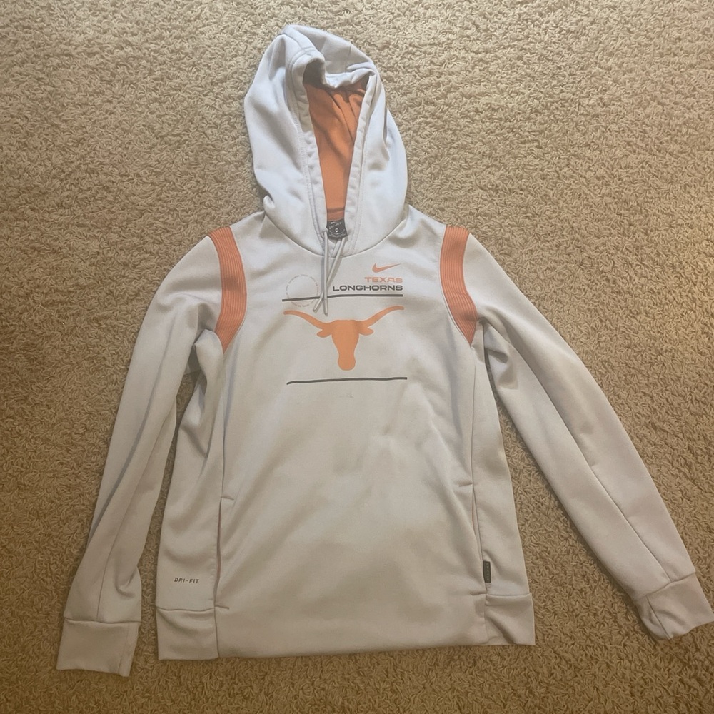 Nike Longhorns White and Orange Pullover